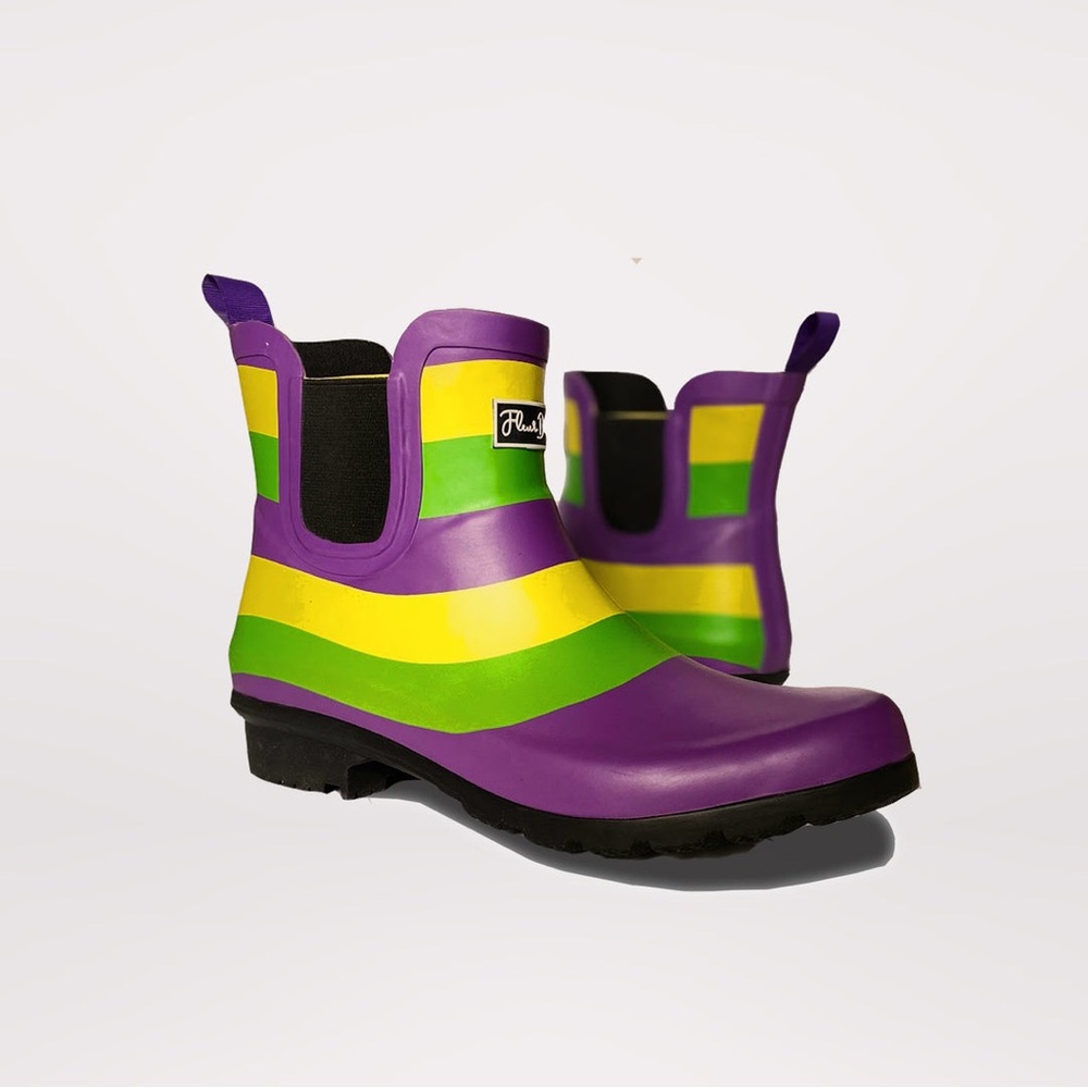 Fleur de Rie The Second Line Rain Boots Size: 7
Condition: New in Box